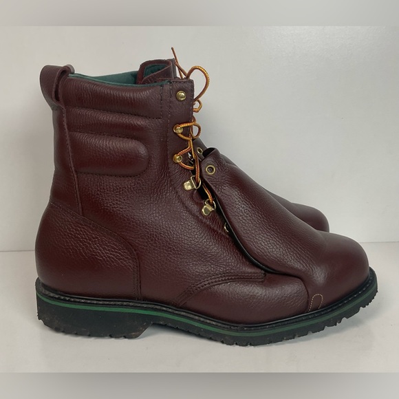 Vintage Wolverine Hy-Test Metatarsal Guard Boots 12 D Steel Toe USA Made - Picture 6 of 15